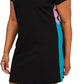 Puma Women's Lava Colorblocked Round Neck Mini Dress Black Size 2X