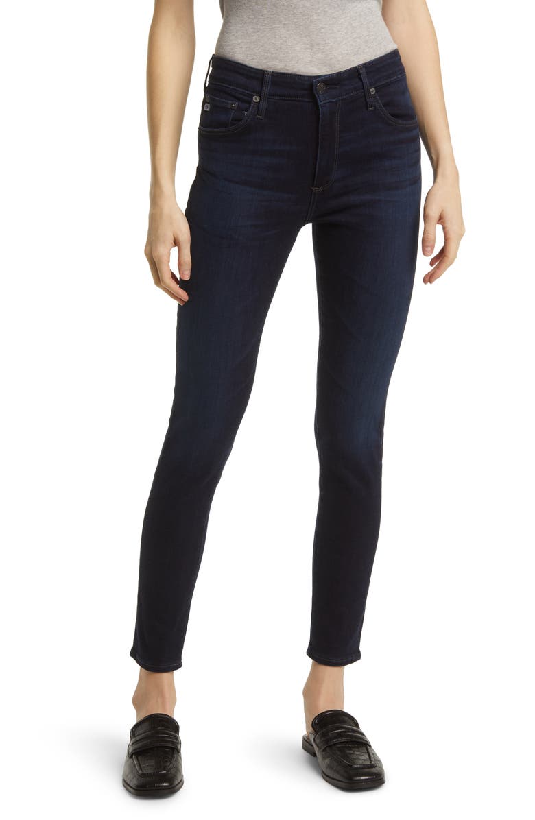 AG Farrah Skinny Ankle Jeans in Switchback Blue Size 29