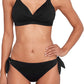 Ralph Lauren Women's Beach Club Solid Double Strap Twist Underwire Bra Black Size 4