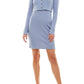 Ultra Flirt Junior's Cardigan Knit Bodycon Dress Purple Size Large