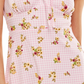 Ultra Flirt Junior's Floral Print Mini Dress Pink Size X-Small