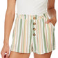 Ultra Flirt Junior's Paperbag Waist Romper White Size Large