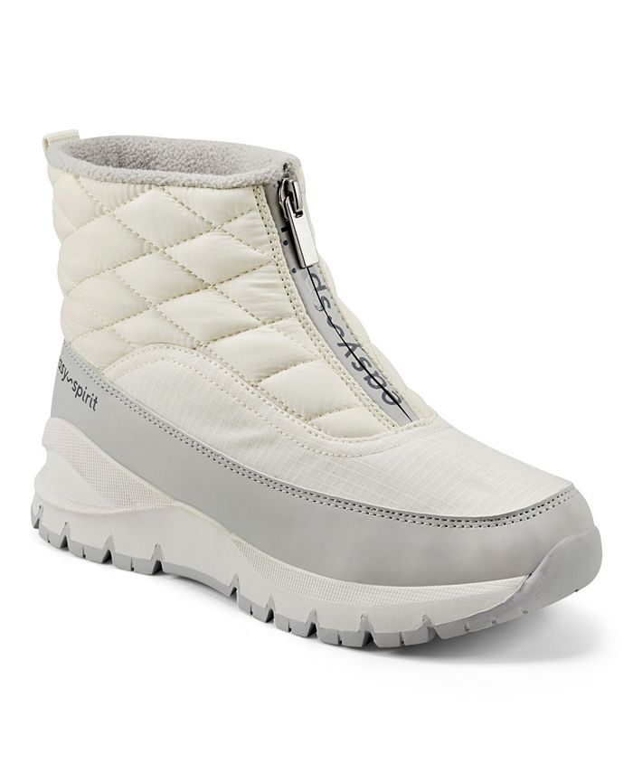 Easy Spirit Women's Wistar Cold Weather Booties Shoes White Size 6.5 M