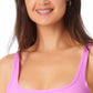 California Waves Junior's Bralette Bikini Top Swimsuit Purple