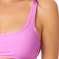 California Waves Junior's Bralette Bikini Top Swimsuit Purple