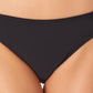California Waves Junior's Strappy Side Hipster Bikini Bottoms Swimsuit Black