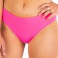 Hurley Junior's Solid Bikini Bottoms Swimsuit Pink Size Medium