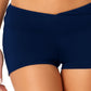 Anne Cole Women's Twist Front Swim Shorts Swimsuit Blue Size X-Small