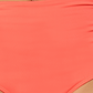 Anne Cole Women's High Waist Bikini Bottoms Swimsuit Orange Size M