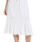 Rails Women's Kiki Tie Front Linen Blend Dress White Size Large