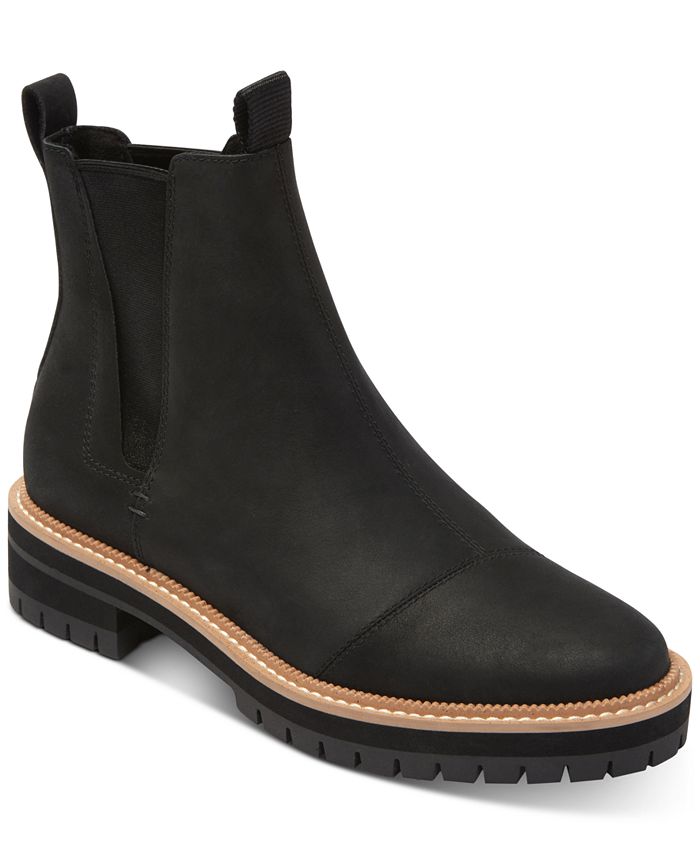 Toms Women's Dakota Chelsea Boot Black Size 7.5