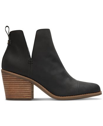 Toms Women's Everly Cutout Boot Black Size 8