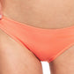 Roxy Junior's Beach Classics Bikini Bottoms Swimsuit Orange Size M