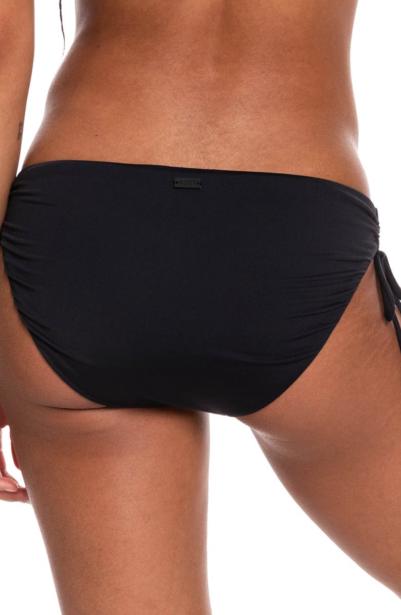 Roxy Women's Beach Classics Side Tie Hipster Bikini Bottoms Black