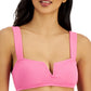Roxy Junior's Love The Vanuatu Bikini Top Swimsuit Pink Size Small