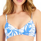 Roxy Women's Love The Perfect Bikini Top Blue Size Large