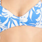 Roxy Women's Love The Perfect Bikini Top Blue Size Large