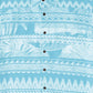 Quiksilver Waterman Men's Tongs Slide Shirt Blue Size Small