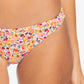 Roxy Junior's Beach Classics Cheeky Bikini Bottoms Swimsuit Brown Size Small