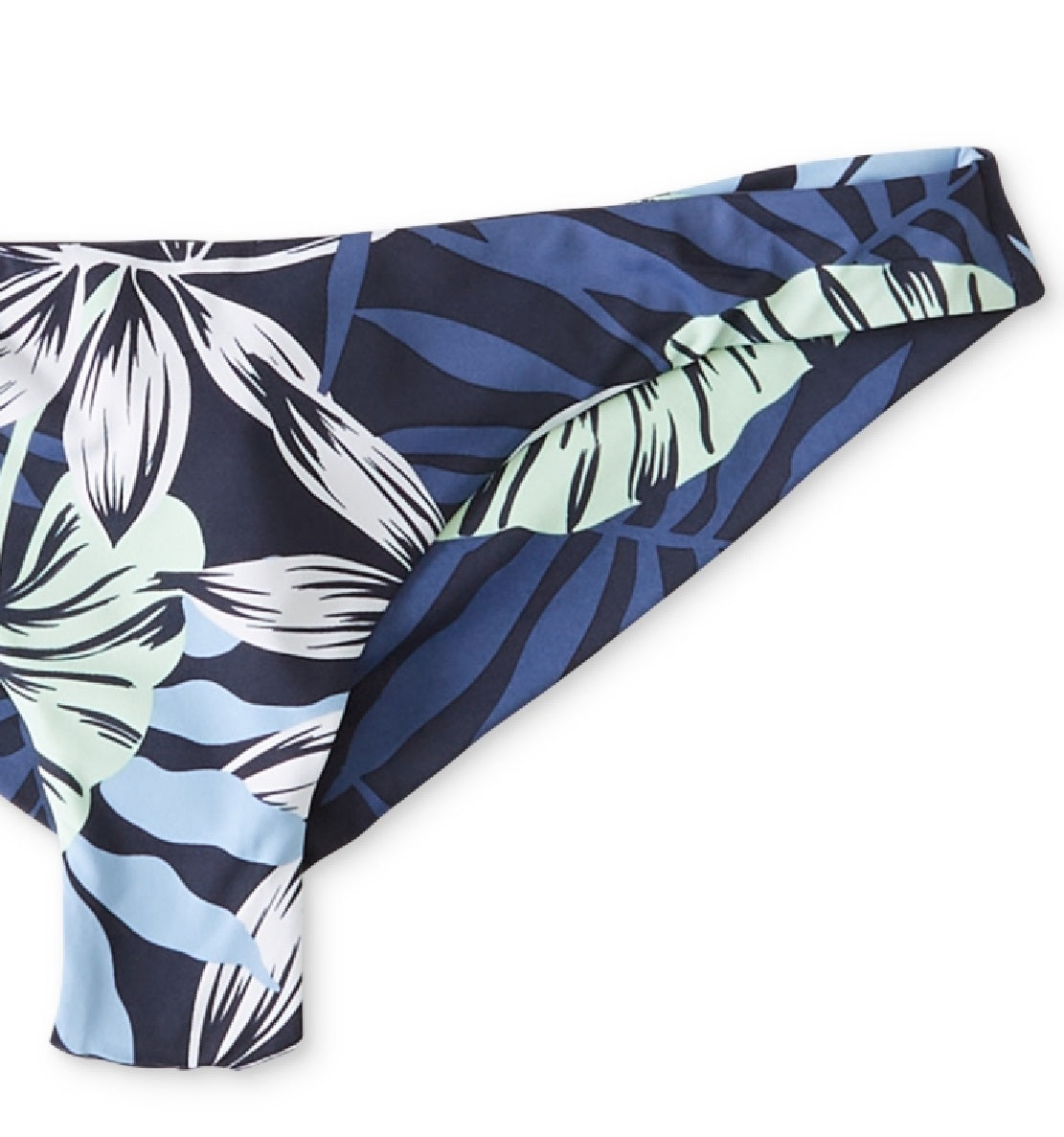 Roxy Women's Beach Classics Tanga Bikini Bottoms Blue Size Medium
