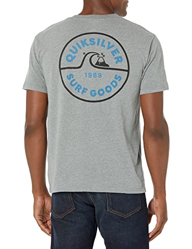 Quiksilver Men's Shape Up Mod T-shirt Gray Size Medium
