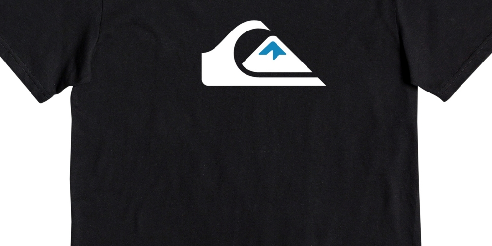Quicksilver Men's Comp Logo Short Sleeves T-shirt Black Size X-Large