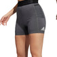 adidas Women's Side Pocket Training Shorts Gray Size Large