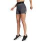 adidas Women's Side Pocket Training Shorts Gray Size Medium