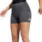 adidas Women's Side Pocket Training Shorts Gray Size Small