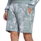 adidas Men's Adicolor Essential Tie Dye Sweat Shorts Gray Size X-Large