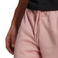 adidas Men's 3 Stripes 10 Fleece Shorts Pink Size Large