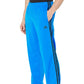 adidas Men's Primegreen Essentials Warm Up Open Hem 3 Stripes Track Pants Blue Size Medium
