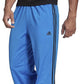 adidas Men's Primegreen Essentials Warm Up Open Hem 3 Stripes Track Pants Blue Size XX-Large