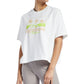 Reebok Women's Cotton Graphic T-Shirt White Size X-Large
