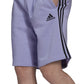 adidas Men's 3 Stripes 10 Fleece Shorts Purple Size XX-Large