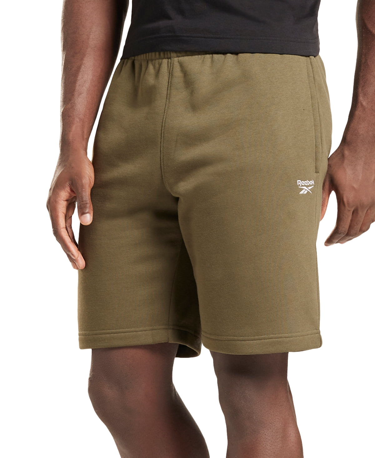 Reebok Men's Fleece Shorts Green Size Medium