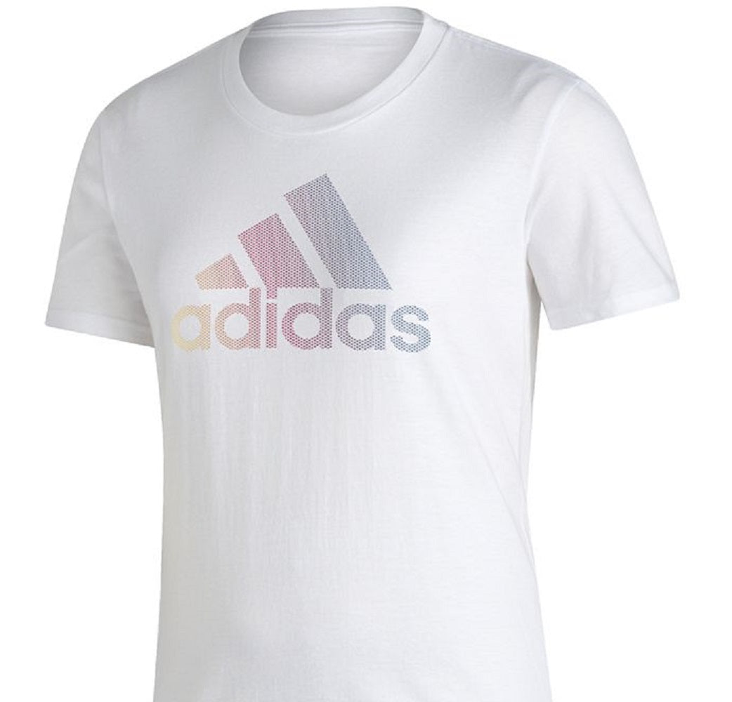 adidas Women's Badge Of Sports Cotton Logo T-Shirt White Size X-Large