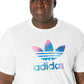adidas Men's Trefoil Series Tee White Size Medium