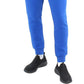 adidas Men's Essentials Slim Ft Tapered Leg Sweatpants Blue Size Medium