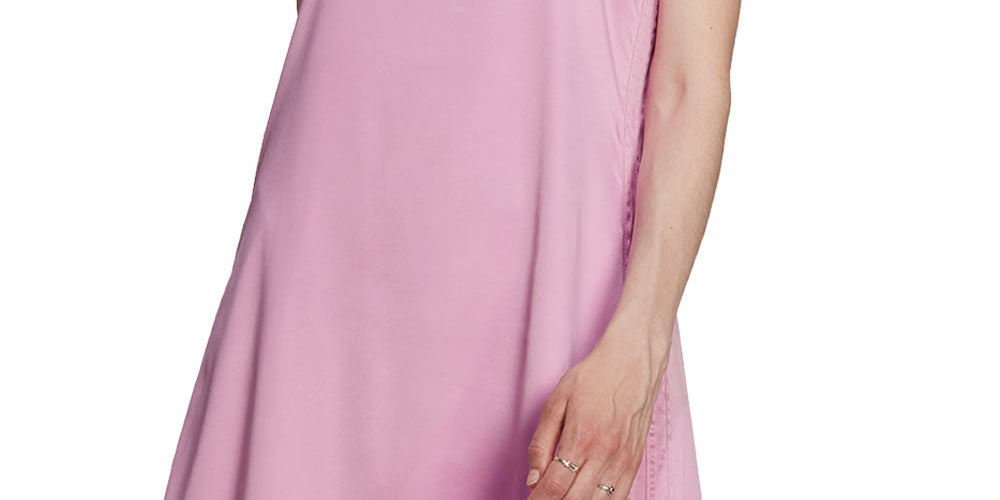 adidas Women's Stretch Satin Slipdress Purple Size Large