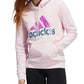 adidas Women's Two Tone Logo Hoodie Pink Size X-Large