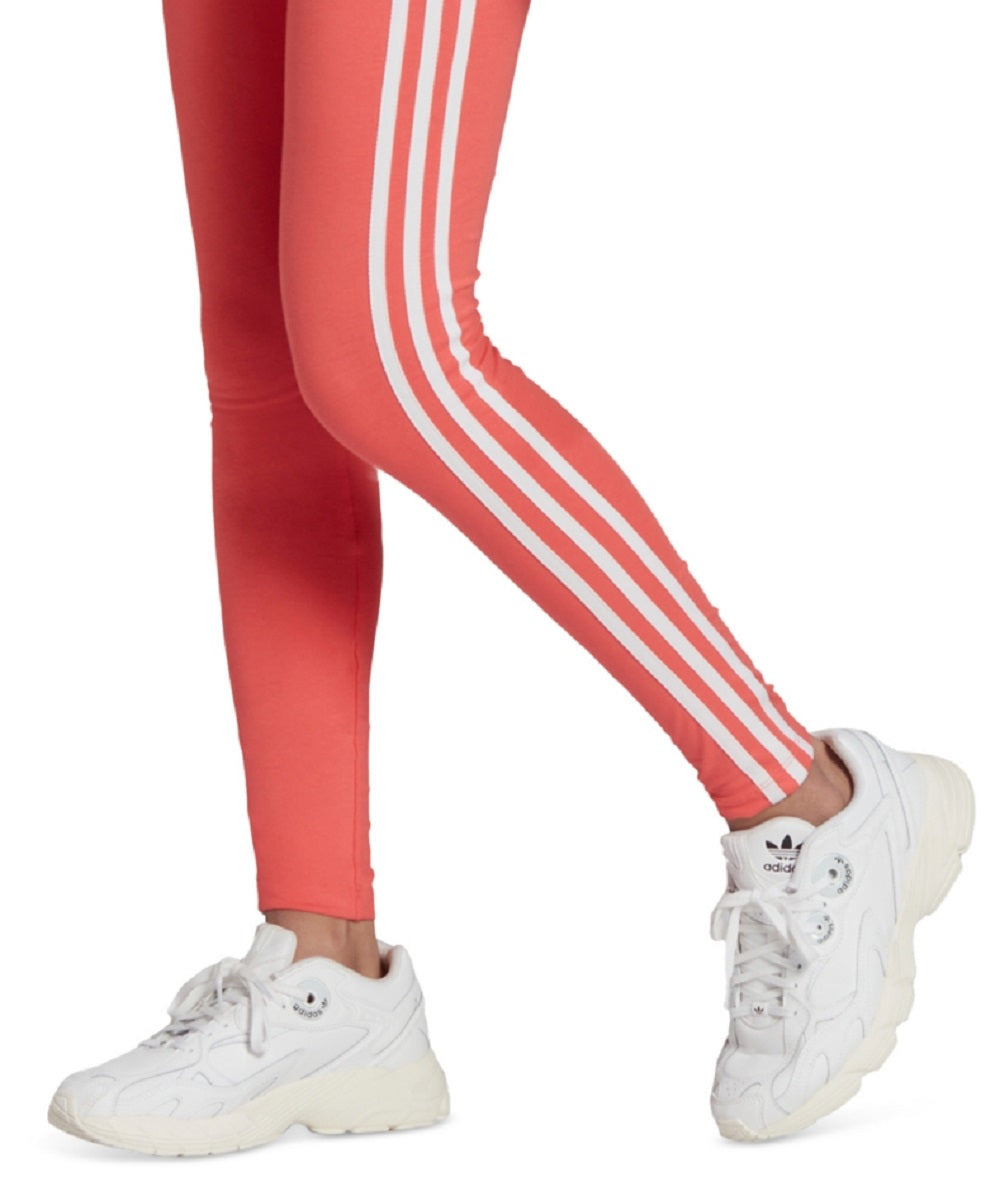 adidas Women's Classic 3 Stripes Tights Red Size Medium