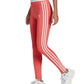 adidas Women's Classic 3 Stripes Tights Red Size X-Small