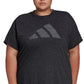 adidas Women's Future Icons Winners 3.0 T-Shirt Black Size 1X