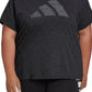 adidas Women's Future Icons Winners 3.0 T-Shirt Black Size 1X