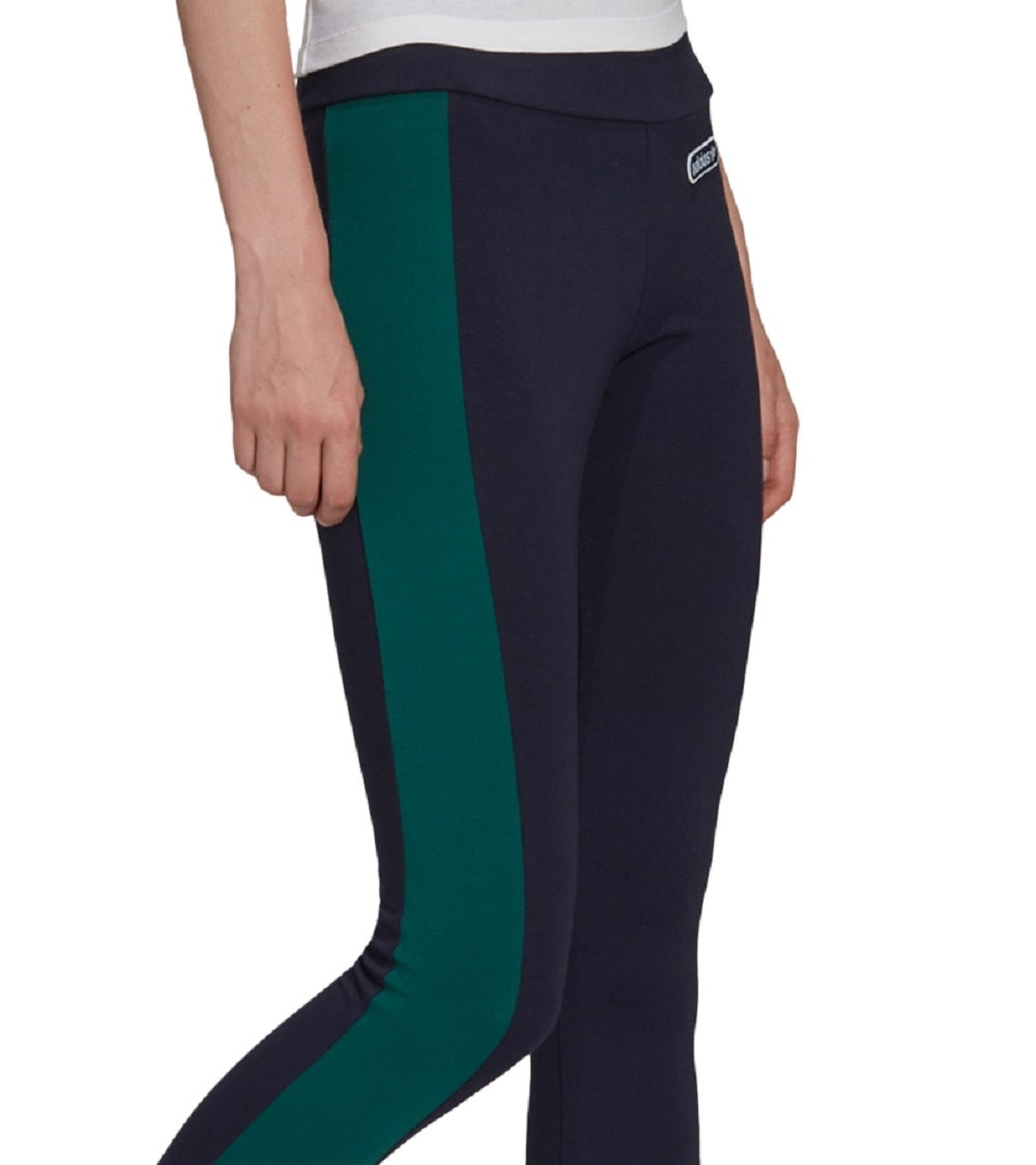 adidas Women's Colorblocked Leggings Blue Size Medium
