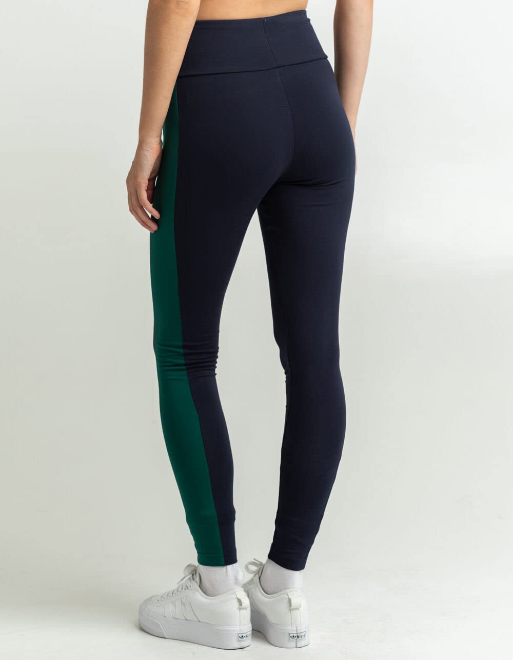 adidas Women's Colorblocked Leggings Blue Size X-Small
