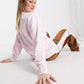 Adidas Women's Originals Retro Luxury Crewneck Sweatshirt Pink Size M