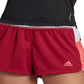 adidas Women's Pacer Shorts Red Size X-Large