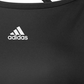 adidas Women's 3 Stripes X Back Sports Bra Black Size 3X